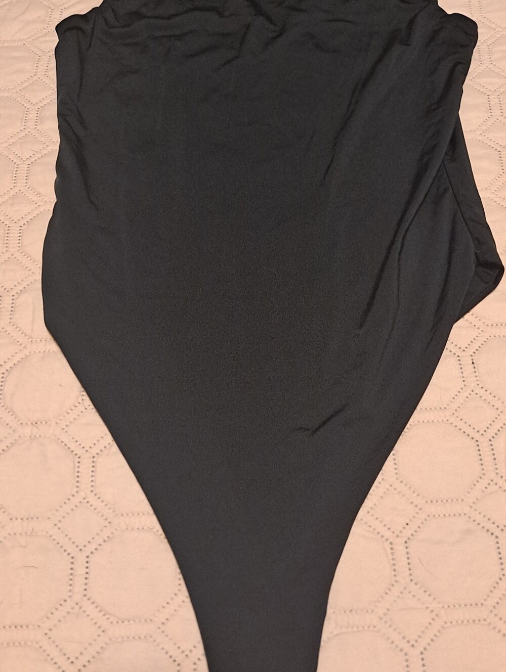 Muy Muy Black One-Piece Bodysuit Size L